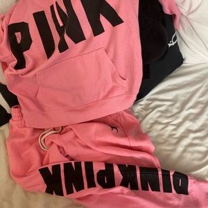 VS PINK Sweater and Jogger Set Size L